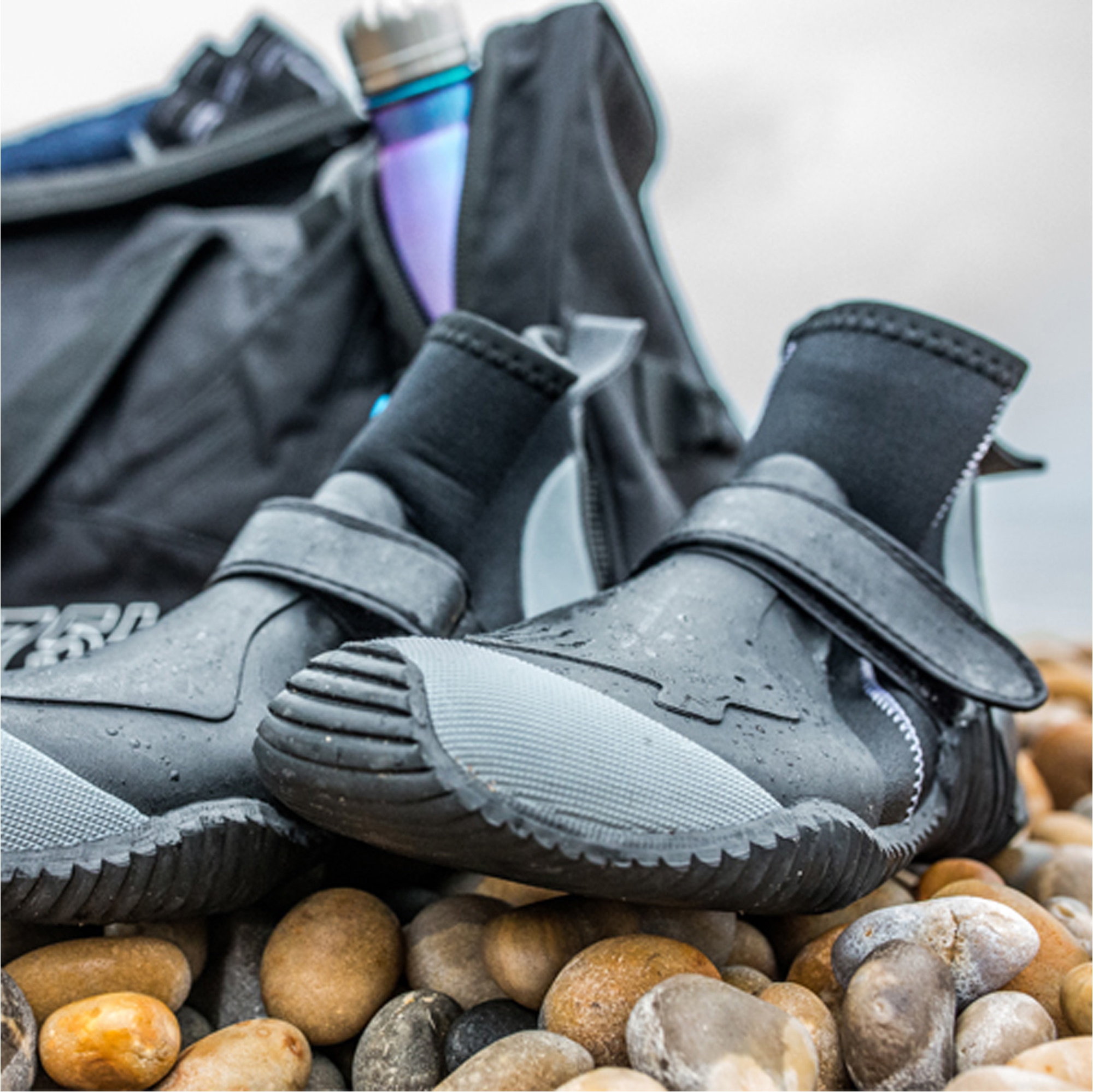 2026 Crewsaver 5mm 3/4 Sailing Wetsuit Boots Black 6941